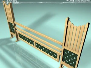 緑の木のジャンプ 3Dモデル