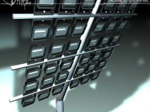 arena lights 3D Model
