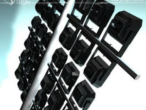 arena lights 3D Model