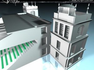 arenas tribune 3D Model