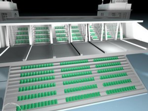 arenas tribune 3D Model