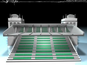 arenas tribune 3D Model