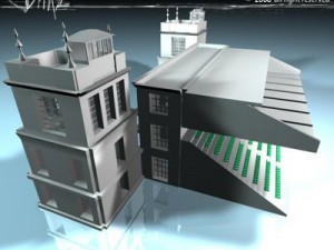 arenas tribune 3D Model
