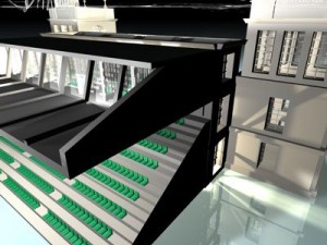 arenas tribune 3D Model
