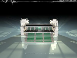 arenas tribune 3D Model