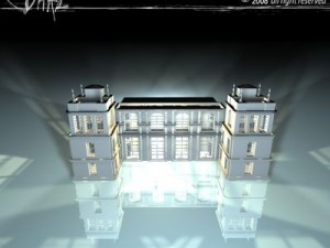 arenas tribune 3D Model