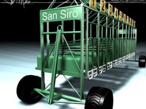horses start cages Model 3D