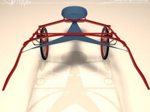racing sulky Modelo 3D
