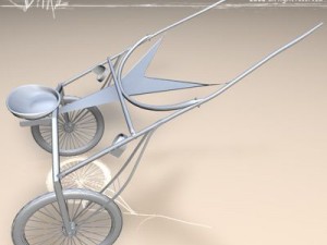 racing sulky Modelo 3D