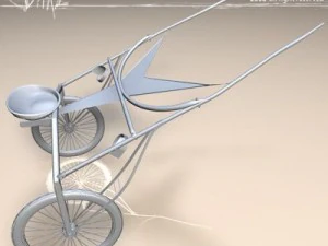 correndo mal-humorado Modelo 3D