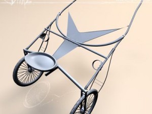 racing sulky Modelo 3D