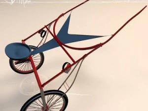 correndo mal-humorado Modelo 3D