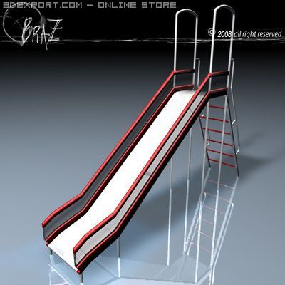 slide 3D Model .c4d .max .obj .3ds .fbx .stl .blend 