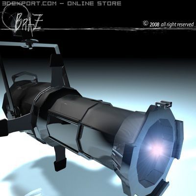 stage light   etc Modello 3D .c4d .max .obj .3ds .fbx .stl .blend 