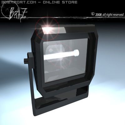 stage light   floodlights Modèle 3D .c4d .max .obj .3ds .fbx .stl .blend 