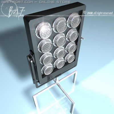 stage light   par 12x650 3D Model .c4d .max .obj .3ds .fbx .stl .blend 