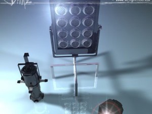 stage light set 2 Modello 3D