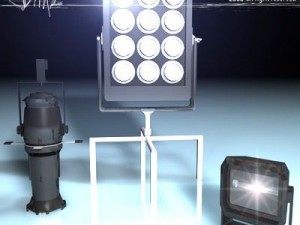 stage light set 2 Modello 3D