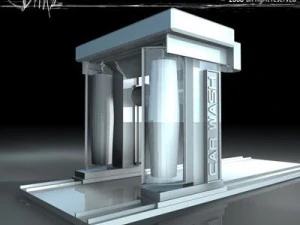 세차장 3D 모델