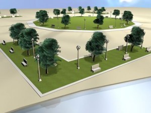 garden 3Dモデル