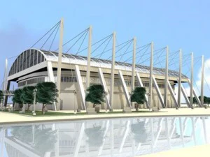 estádio de hóquei Modelo 3D