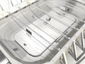 hockey stadium Modelo 3D