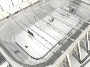 hockey stadium 3D Model