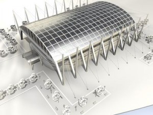 hockey stadium Modelo 3D