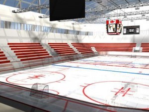 hockey stadium Modelo 3D