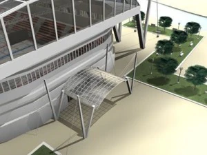 hockey stadium 3D Model