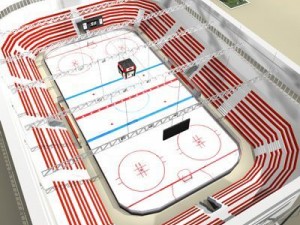 hockey stadium Modelo 3D