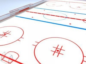 hockey field Modello 3D