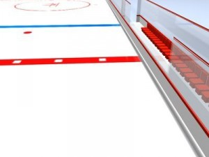hockey field Modello 3D