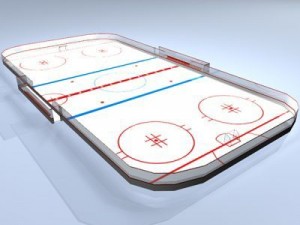 hockey field Modello 3D