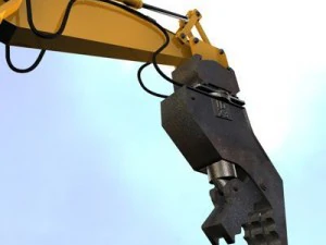 유압 굴삭기 3D 모델