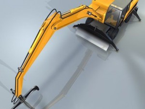 hydraulic excavators_2 Model 3D