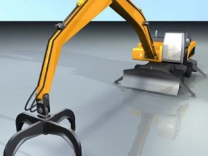 hydraulic excavators 2 3D Model