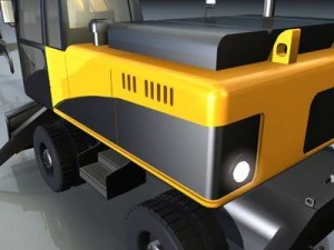 hydraulic excavators 2 3D Model