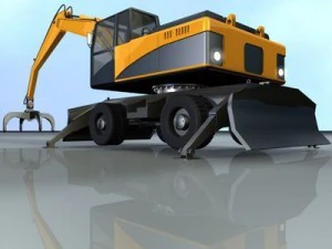 hydraulic excavators 2 3D Model