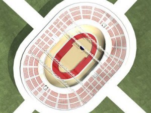 velodrome Modello 3D