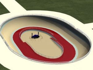 velodrome Modello 3D