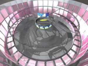 テレビ4 3Dモデル