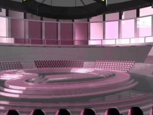 tv set 4 3D Model