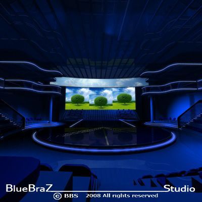 tv set_5 3D Model .c4d .max .obj .3ds .fbx .stl .blend 