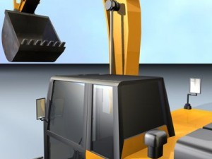 excavator 3D मॉडल