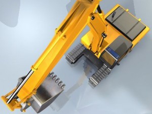 excavator 3D मॉडल