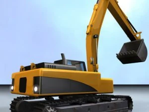 excavator 3D Model
