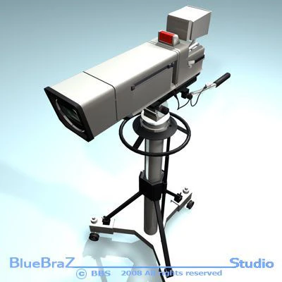 broadcast camera 3D Model .c4d .max .obj .3ds .fbx .stl .blend 