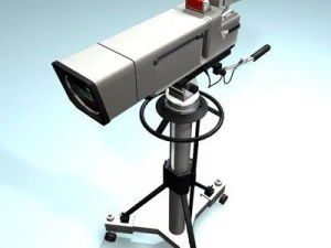 방송 카메라 3D 모델