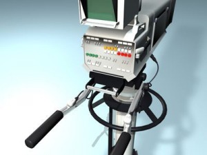 broadcast camera 3D Model